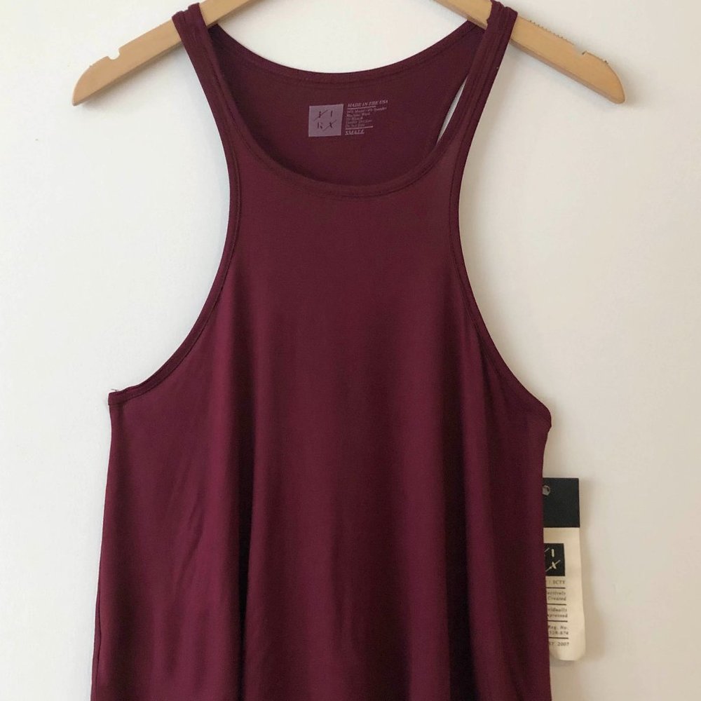 LIRA TANK TOP / BURGUNDY / SIZE S